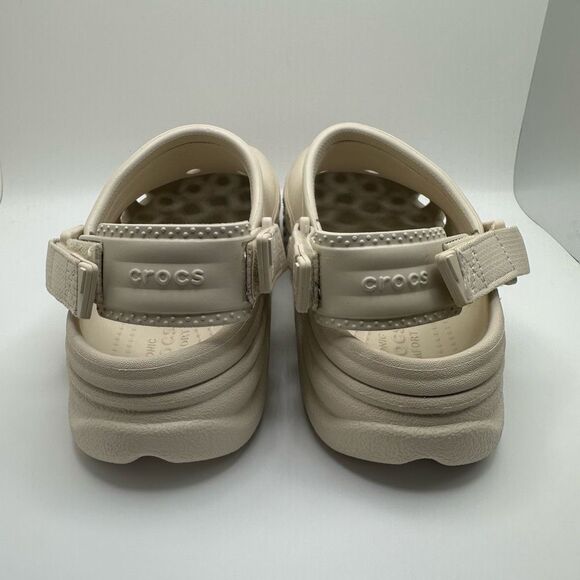 CROCS KIDS' DUET MAX II TD CLOGS CREAM J3/8.5 - RETURN - Picture 4 of 7